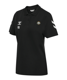 hummel Go 2.0 Chevron Polo Femmes Noir C2001 
