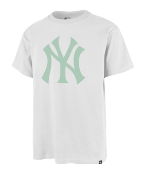 '47 Brand New York Yankees MLB New York Yankees Backer 47 ECHO T-Shirt Weiß - weiss