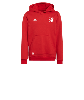 adidas Entrada 22 Hoody Kids Rot