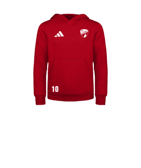 adidas Entrada 26 Hoody Kids Rot
