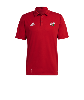 adidas Entrada 22 Poloshirt Rot