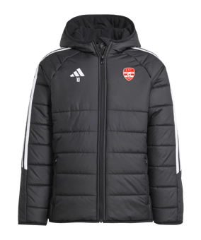 Veste d'hiver adidas Tiro 24 enfants noir blanc 