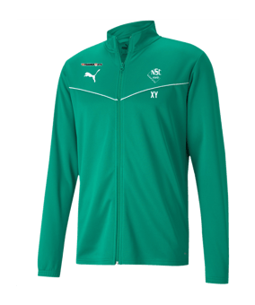 PUMA teamRISE Poly Trainingsjacke Grün F05