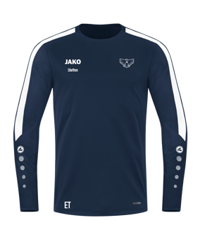 JAKO Power Sweatshirt Kids Blau Weiss F900