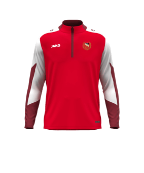 JAKO Dynamic Zip Sweatshirt Rot F114