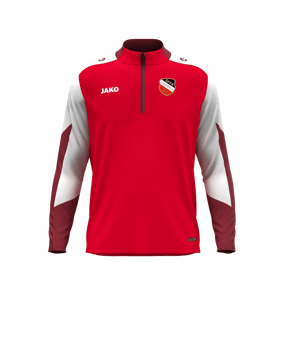JAKO Dynamic Zip Sweatshirt Rot F114