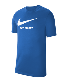 Nike Park 20 T-Shirt Swoosh Blau Weiss F463