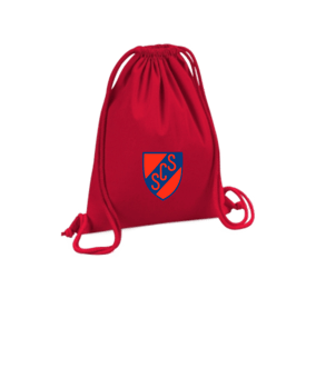 Merch Organic Premium Cotton Gymsack Classic Red