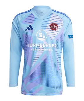 adidas 1.FC Nürnberg TW-Trikot 2024/2025 Blau - blau