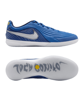 Nike Tiempo React Gato Joga IN Bleu C400 - bleu