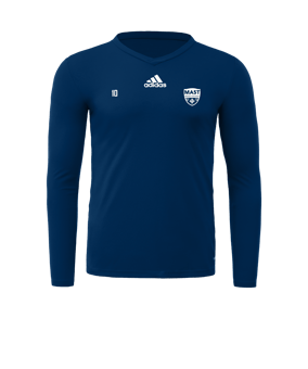 Maillot à manches longues Team Base bleu blanc 