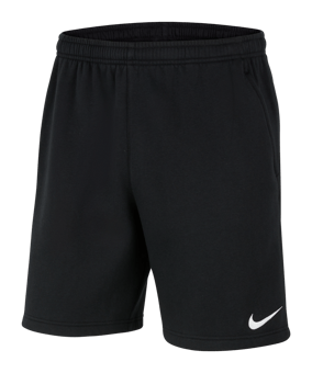 Nike Park 20 Fleece Short Kids Schwarz Weiss F010 - schwarz