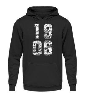 TSV Schopfloch Hoody 1906 Block W Schwarz - schwarz