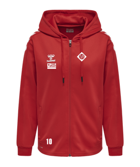 Hummel hmlCORE XK Kapuzenjacke Damen Rot F3062