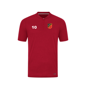 JAKO Pro Casual Poloshirt Rot F141