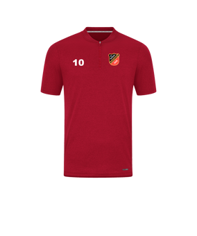 JAKO Pro Casual Poloshirt Rot F141