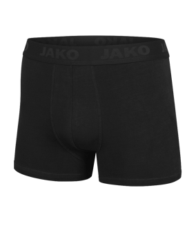 JAKO Boxershorts Premium 2er Pack Schwarz F08 - schwarz