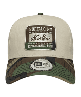 New Era E-Frame Camo Patch Cap Braun - braun
