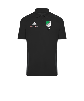 adidas Tiro 24 Comp Poloshirt Schwarz Grau