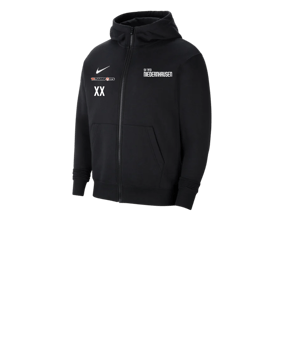 Nike Park 20 Fleece Kapuzenjacke Kids Schwarz F010