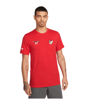 Nike Park 20 T-Shirt Rot Weiss F657