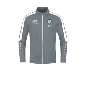 JAKO Power Polyesterjacke Kids Grau Weiss F840