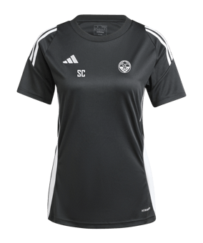 adidas Tiro 24 Trikot Damen Schwarz Weiss