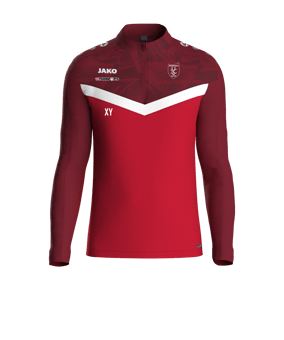 JAKO Iconic HalfZip Sweatshirt Rot F103