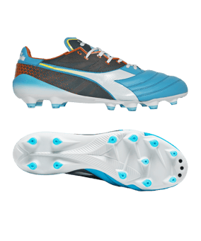 Diadora Brasil Elite Veloce FG Blau Weiss Orange FD0954 - blau