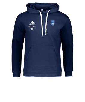 adidas Entrada 22 Hoody Blau