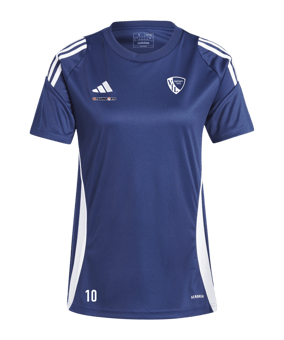 adidas Tiro 24 Trikot Damen Blau Weiss