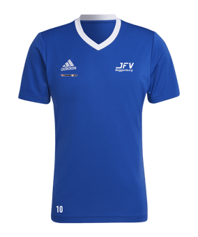 adidas Entrada 22 Trikot Blau Weiss