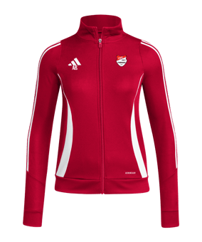 adidas Tiro 24 Trainingsjacke Damen Rot Weiss