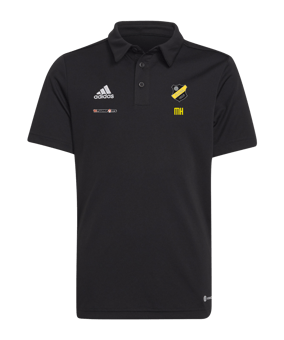 adidas Entrada 22 Poloshirt Kids Schwarz