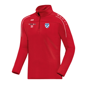 JAKO Classico Ziptop Rot Weiss F01