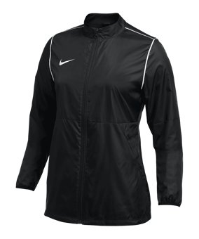 Nike Repel Park20 Regenjacke Damen Schwarz Weiss F010 - schwarz
