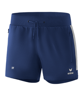 Erima Squad Trainingsshort Damen Blau Grau