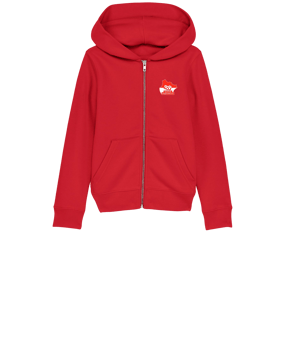 Merch Mini Cultivator 2.0 Zip-Hoodie Kids Red | #logo4c