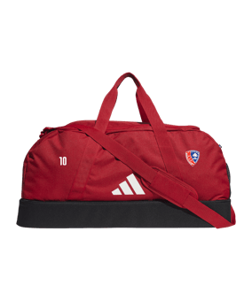 adidas Tiro League Duffel Bag Gr. L Rot Weiss