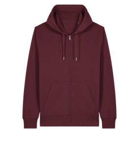 11tsmerch Merch Connector 2.0 Zip Sweatjacke Burgundy FC244 Sweatjacke Rot
