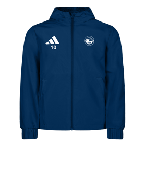 adidas Entrada 26 Regenjacke Dunkelblau