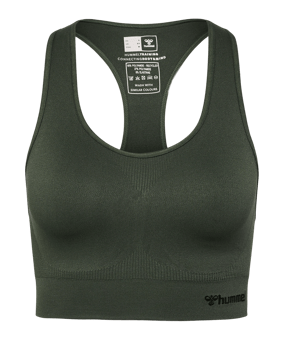 Hummel hmlTIF Seamless Sports Hemd Damen Grün F6126 - gruen