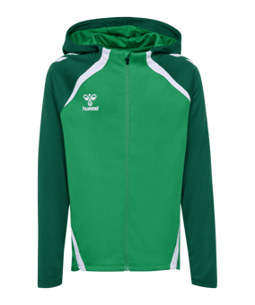 Hummel Lead 2.0 Kapuzenjacke Kids Grün F6327 - gruen