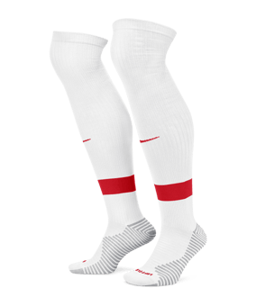 Nike Strike KH Stutzen Weiss Rot F103 - weiss