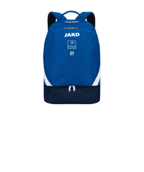 JAKO Iconic Rucksack mit Bodenfach Blau F403