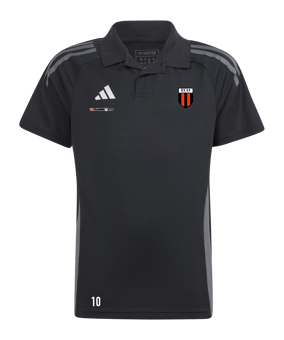 adidas Tiro 24 Competition Poloshirt Kids Schwarz Grau