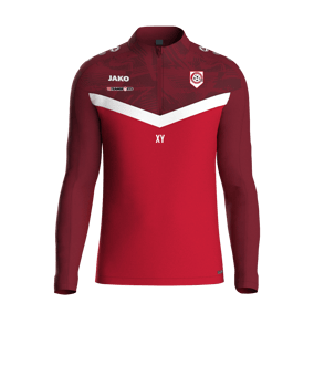 JAKO Iconic HalfZip Sweatshirt Rot F103