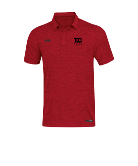 JAKO Premium Basics Poloshirt Rot F01