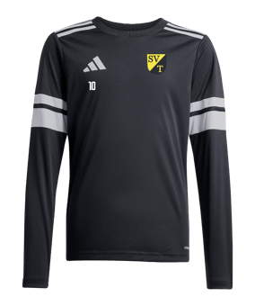 adidas Squadra 25 Trikot Langarm Kids Schwarz