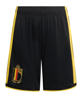 adidas Belgien Short Home WM 2026 Kids Schwarz - schwarz